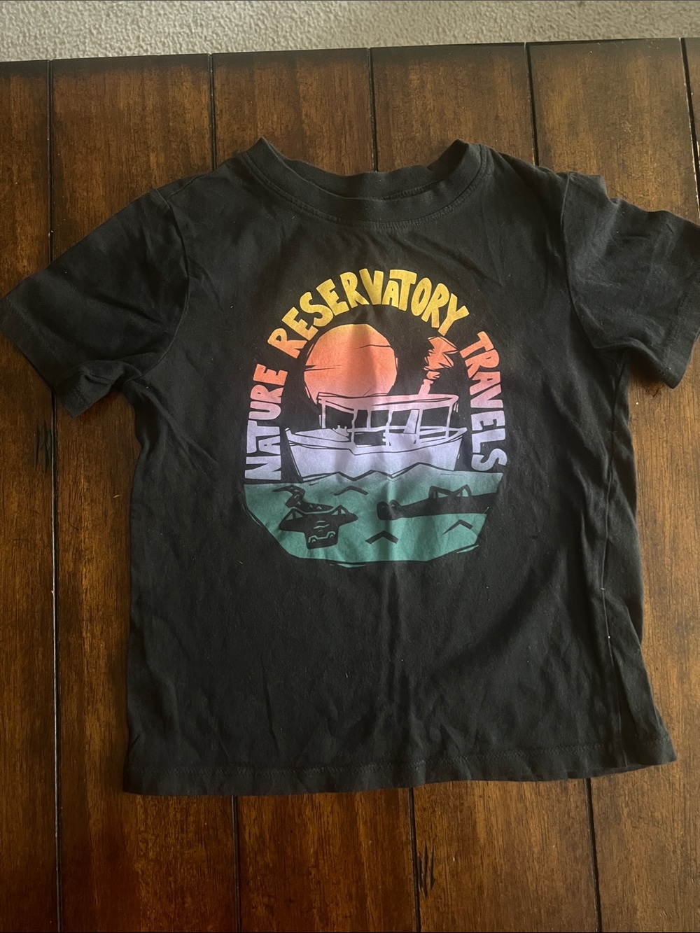 🎉🎉 5 for $20🎉🎉Black Nature Reservatory Travels Graphic Tee for Kids